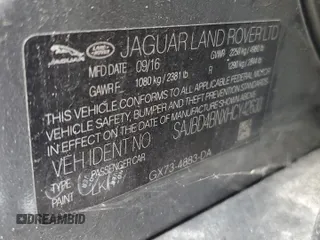 2017 Jaguar XF 20d Premium with VIN SAJBD4BNXHCY42630, listed as a Copart auction lot 67683864 with 78,463 mi miles and Clean Title. Bid and sale history available at carsss.com. Image 12.