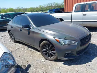 2017 Infiniti Q50 2.0t Premium with VIN JN1CV7AR8HM681875, listed as a IAAI auction lot 41891088 with 118,327 mi miles. Bid and sale history available at carsss.com. Image 1.