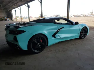 2021 Chevrolet Corvette 3LT with VIN 1G1YC3D4XM5105039, listed as a Copart auction lot 47471115 with Not provided miles and Salvage title. Bid and sale history available at DreamBid. Image 3.