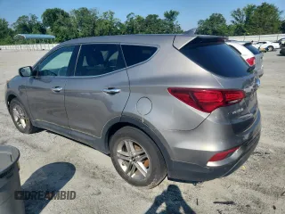 2017 Hyundai Santa Fe 2.4L with VIN 5XYZT3LB4HG432884, listed as a Copart auction lot 62573705 with 152,234 mi miles and Clean title. Bid and sale history available at DreamBid. Image 2.
