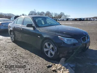 2007 BMW 5 Series 530xi with VIN WBANF73537CY17327, listed as a Copart auction lot 42423145 with Not Provided miles and Non Repairable. Bid and sale history available at carsss.com. Image 4.