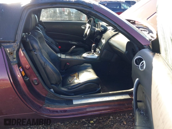 2006 Nissan 350Z Touring with VIN JN1AZ36A96M455980, listed as a IAAI auction lot 41620876 with 140,262 mi miles. Bid and sale history available at carsss.com. Image 5.