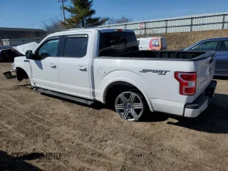 2018 Ford F-150 XL with VIN 1FTEW1EP7JFB42781, listed as a Copart auction lot 50055945 with 116,599 mi miles and Clean Title. Bid and sale history available at carsss.com. Image 2.