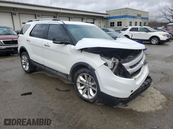 2013 Ford Explorer XLT with VIN 1FM5K7D89DGA76253, listed as a Copart auction lot 50044085 with 239,969 mi miles and Salvage Title. Bid and sale history available at DreamBid. Image 4.