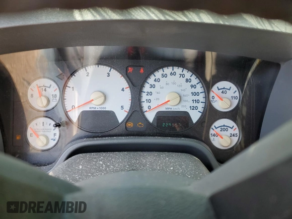 2007 Dodge Ram 2500 SLT with VIN 3D7KS28A47G818340, listed as a Copart auction lot 70581824 with 229,557 mi miles and Salvage Title. Bid and sale history available at carsss.com. Image 9.