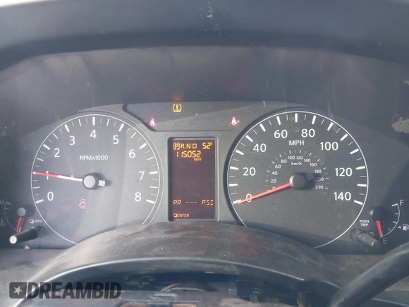 2012 Nissan NV SV with VIN 1N6AF0KY4CN114061, listed as a IAAI auction lot 41613940 with 115,052 mi miles. Bid and sale history available at carsss.com. Image 7.