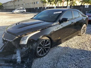 2016 Cadillac ATS-V with VIN 1G6AN5SY2G0119302, listed as a Copart auction lot 80338274 with 84,684 mi miles and Salvage Title. Bid and sale history available at carsss.com. Image 1.