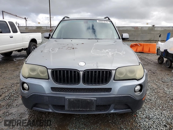 2008 BMW X3 3.0si with VIN WBXPC93498WJ04698, listed as a Copart auction lot 48931815 with 188,684 mi miles and Salvage Title. Bid and sale history available at carsss.com. Image 5.