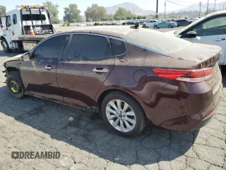 2018 Kia Optima LX with VIN 5XXGT4L39JG265308, listed as a Copart auction lot 72039304 with 114,651 mi miles and Salvage Title. Bid and sale history available at DreamBid. Image 2.