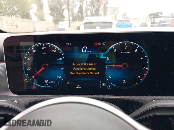 2019 Mercedes-Benz A 220 with VIN WDD3G4EB3KW027838, listed as a IAAI auction lot 42033252 with 53,867 mi miles and . Bid and sale history available at DreamBid. Image 7.