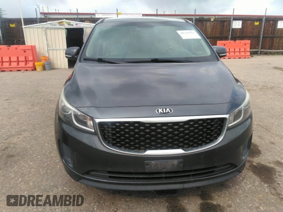 2017 Kia Sedona LX with VIN KNDMB5C18H6218659, listed as a IAAI auction lot 42135552 with 157,263 mi miles. Bid and sale history available at carsss.com. Image 12.
