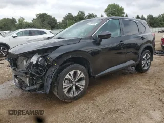 2021 Nissan Rogue S with VIN 5N1AT3AA8MC812117, listed as a Copart auction lot 61098845 with 32,773 mi miles and Salvage title. Bid and sale history available at DreamBid. Image 1.