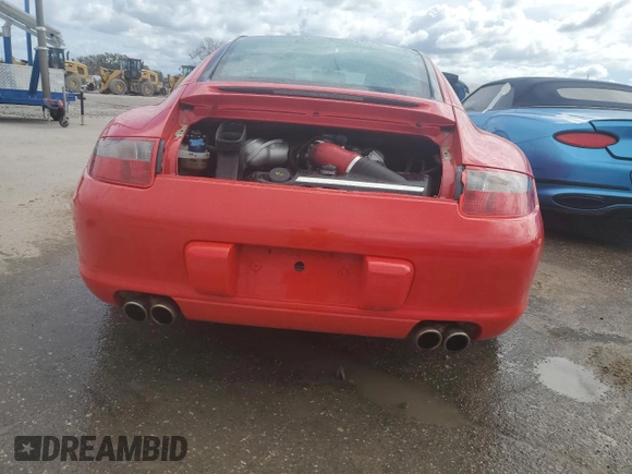2008 Porsche 911 4S with VIN WP0BB29998S755213, listed as a Copart auction lot 73785564 with Not Provided miles and Salvage Title. Bid and sale history available at carsss.com. Image 6.