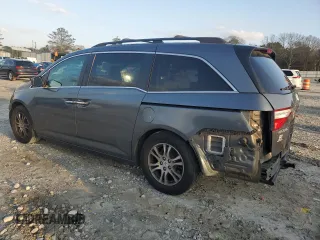2011 Honda Odyssey EX-L with VIN 5FNRL5H68BB068345, listed as a Copart auction lot 44045635 with 181,164 mi miles and Salvage Title. Bid and sale history available at DreamBid. Image 2.