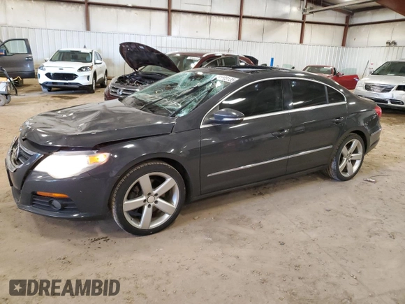 2012 Volkswagen CC Lux Plus with VIN WVWHP7AN1CE508843, listed as a Copart auction lot 51503135 with 162,917 mi miles and Clean title. Bid and sale history available at DreamBid. Image 1.
