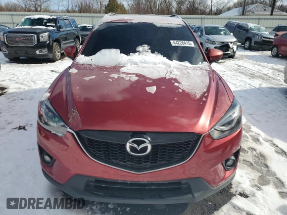 2013 Mazda CX-5 Sport with VIN JM3KE4BE4D0120911, listed as a Copart auction lot 44228415 with 220,487 mi miles and Salvage Title. Bid and sale history available at carsss.com. Image 5.