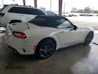 2017 FIAT 124 Spider Lusso with VIN JC1NFAEK6H0119071, listed as a Copart auction lot 52092965 with 79,803 mi miles and Salvage title. Bid and sale history available at DreamBid. Image 3.