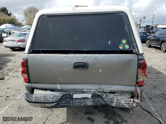 2006 Chevrolet Silverado 1500 LT1 with VIN 1GCEC19V56Z223754, listed as a Copart auction lot 42814145 with 245,306 mi miles and Salvage Title. Bid and sale history available at carsss.com. Image 6.