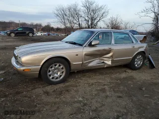 2002 Jaguar XJ with VIN SAJDA14C82LF48116, listed as a Copart auction lot 86444224 with 0 mi miles and Salvage Title. Bid and sale history available at carsss.com. Image 1.