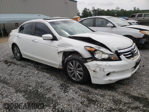 2011 Honda Accord EX-L with VIN 1HGCP3F85BA027829, listed as a Copart auction lot 58510595 with 270,747 mi miles and Salvage title. Bid and sale history available at DreamBid. Image 4.