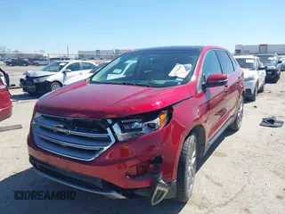 2015 Ford Edge Titanium z VIN 2FMPK3K83FBB06068, wystawiony jako IAAI lot #41774040 z przebiegiem 134 821 mil mil oraz . Historia ofert i sprzedaży dostępna na DreamBid. Obrazek 18.