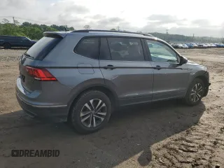 2022 Volkswagen Tiguan S with VIN 3VV0B7AX7NM173857, listed as a Copart auction lot 58382565 with 14,586 mi miles and Salvage title. Bid and sale history available at DreamBid. Image 3.