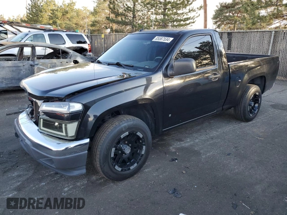 2009 GMC Canyon Work Truck with VIN 1GTCS149598120963, listed as a Copart auction lot 85587534 with 134,166 mi miles and Salvage Title. Bid and sale history available at carsss.com. Image 1.