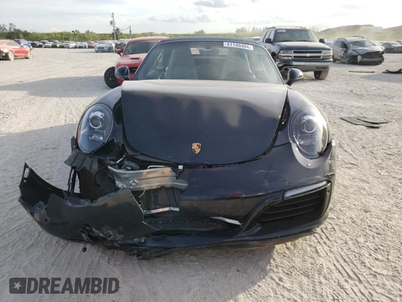 2017 Porsche 911 Carrera S with VIN WP0CB2A96HS154969, listed as a Copart auction lot 41140404 with 24,559 mi miles. Bid and sale history available at carsss.com. Image 5.