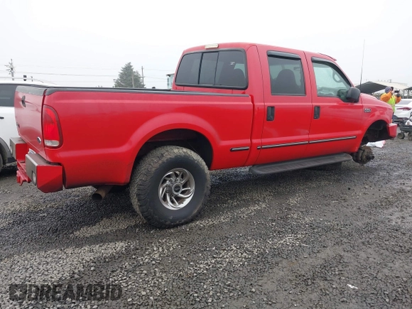 1999 Ford Super Duty F-250 XL with VIN 1FTNW21F5XEB39881, listed as a IAAI auction lot 41194801 with 405,661 mi miles. Bid and sale history available at carsss.com. Image 4.