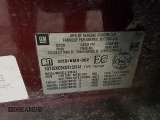 2016 GMC Sierra 3500HD SLT z VIN 1GT42XC8XGF138741, wystawiony jako Copart lot #89345575 z przebiegiem Nie podano mil oraz Szkoda całkowita • Salvage title. Historia ofert i sprzedaży dostępna na DreamBid. Obrazek 13.
