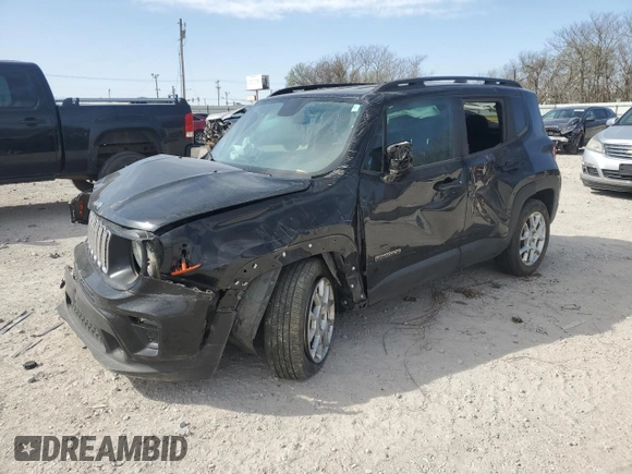 2020 Jeep Renegade Sport with VIN ZACNJAAB7LPL64940, listed as a Copart auction lot 49983135 with 96,186 mi miles and Salvage Title. Bid and sale history available at carsss.com. Image 1.