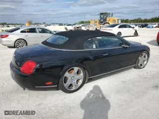 2007 Bentley Continental GT with VIN SCBDR33W17C050216, listed as a Copart auction lot 81473874 with 0 mi miles and Salvage Title. Bid and sale history available at carsss.com. Image 3.