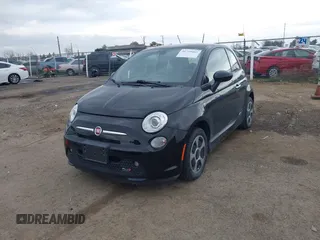 2016 FIAT 500e with VIN 3C3CFFGEXGT221901, listed as a IAAI auction lot 41729467 with 19,742 mi miles. Bid and sale history available at carsss.com. Image 2.