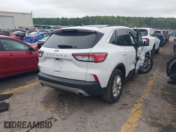 2021 Ford Escape SE with VIN 1FMCU0G60MUB10259, listed as a IAAI auction lot 42146194 with 54,753 mi miles and . Bid and sale history available at DreamBid. Image 4.