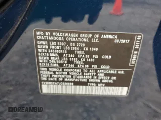 2018 Volkswagen Atlas SE z VIN 1V2KR2CA7JC526669, wystawiony jako Copart lot #57256865 z przebiegiem 86 523 mil mil oraz Szkoda całkowita • Salvage title. Historia ofert i sprzedaży dostępna na DreamBid. Obrazek 13.