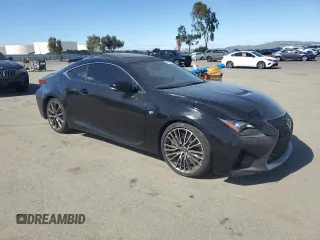 2015 Lexus RC F with VIN JTHHP5BC1F5003017, listed as a Copart auction lot 47482025 with 71,569 mi miles and Salvage Title. Bid and sale history available at carsss.com. Image 4.