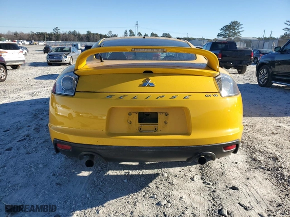 2009 Mitsubishi Eclipse GT with VIN 4A3AK34T69E011991, listed as a Copart auction lot 87921555 with 116,218 mi miles and Salvage Title. Bid and sale history available at carsss.com. Image 6.