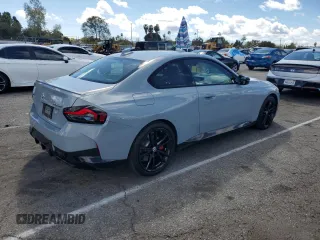 2022 BMW 2 Series M240i xDrive with VIN 3MW53CM05N8C78878, listed as a Copart auction lot 49182695 with 9,049 mi miles and Salvage title. Bid and sale history available at DreamBid. Image 3.