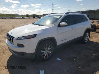 2014 Jeep Cherokee Limited with VIN 1C4PJMDS8EW211756, listed as a Copart auction lot 56301835 with 160,958 mi miles and Salvage title. Bid and sale history available at DreamBid. Image 1.