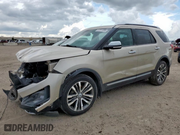 2017 Ford Explorer Platinum с VIN 1FM5K8HT3HGD84688, выставлен на аукционе Copart как лот 57311355 с пробегом 101 599 миль миль и Списание • Salvage title. История ставок и продаж доступна на DreamBid. Изображение 1.