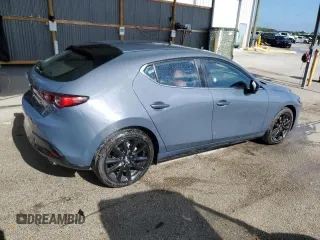 2024 Mazda 3 S Carbon Edition with VIN JM1BPBLM3R1709768, listed as a Copart auction lot 57072455 with 3,815 mi miles and Clean title. Bid and sale history available at DreamBid. Image 4.