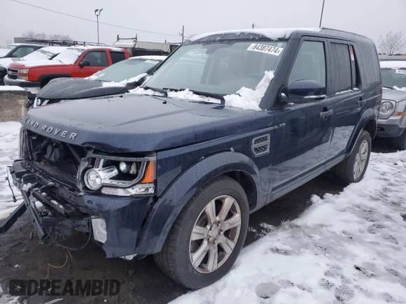 2014 Land Rover LR4 HSE with VIN SALAG2V60EA722541, listed as a Copart auction lot 84387474 with 106,845 mi miles and Salvage Title. Bid and sale history available at DreamBid. Image 1.
