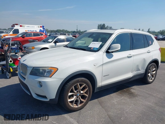 2011 BMW X3 35i with VIN 5UXWX7C53BL734976, listed as a IAAI auction lot 41827743 with 184,900 mi miles and . Bid and sale history available at DreamBid. Image 2.