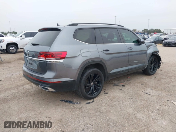2023 Volkswagen Atlas SE with VIN 1V2WP2CA7PC549921, listed as a IAAI auction lot 41254273 with 87,540 mi miles and . Bid and sale history available at DreamBid. Image 4.