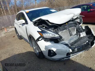 2019 Nissan Murano S with VIN 5N1AZ2MS2KN118604, listed as a IAAI auction lot 41807215 with 48,911 mi miles. Bid and sale history available at carsss.com. Image 1.
