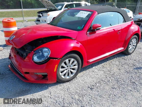 2019 Volkswagen Beetle S with VIN 3VW5DAAT7KM510898, listed as a IAAI auction lot 42567677 with Not provided miles and . Bid and sale history available at DreamBid. Image 18.