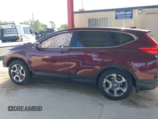 2017 Honda CR-V EX with VIN 7FARW1H55HE020645, listed as a IAAI auction lot 42111202 with 51,445 mi miles. Bid and sale history available at carsss.com. Image 14.