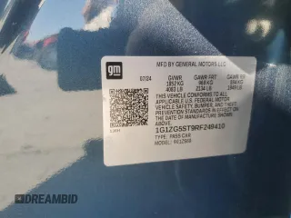 2024 Chevrolet Malibu RS with VIN 1G1ZG5ST9RF249410, listed as a Copart auction lot 42213895 with 2,065 mi miles and Salvage Title. Bid and sale history available at DreamBid. Image 13.