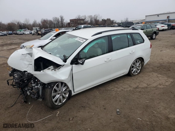 2015 Volkswagen Golf SportWagen TDI SE with VIN 3VWFA7AU7FM505344, listed as a Copart auction lot 87461364 with 0 mi miles and Non Repairable. Bid and sale history available at carsss.com. Image 1.