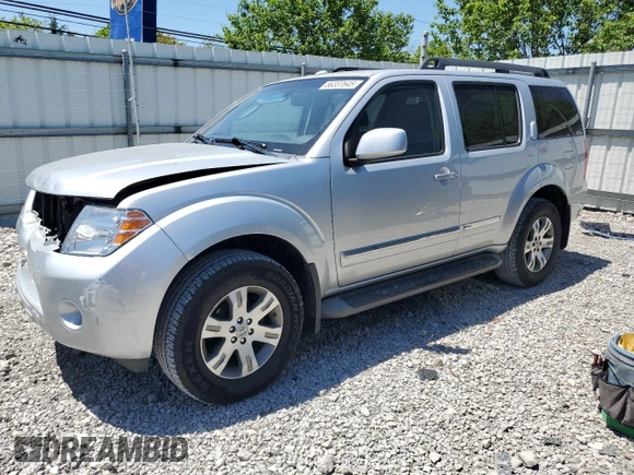2012 Nissan Pathfinder S z VIN 5N1AR1NB9CC636862, wystawiony jako Copart lot #56337645 z przebiegiem 221 304 mil mil oraz Szkoda całkowita • Salvage title. Historia ofert i sprzedaży dostępna na DreamBid. Obrazek 1.